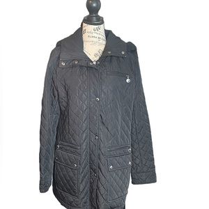 Calvin‎ Klein Women’s Quilted Black Jacket, Missing Size Tag, Fits Like A Medium